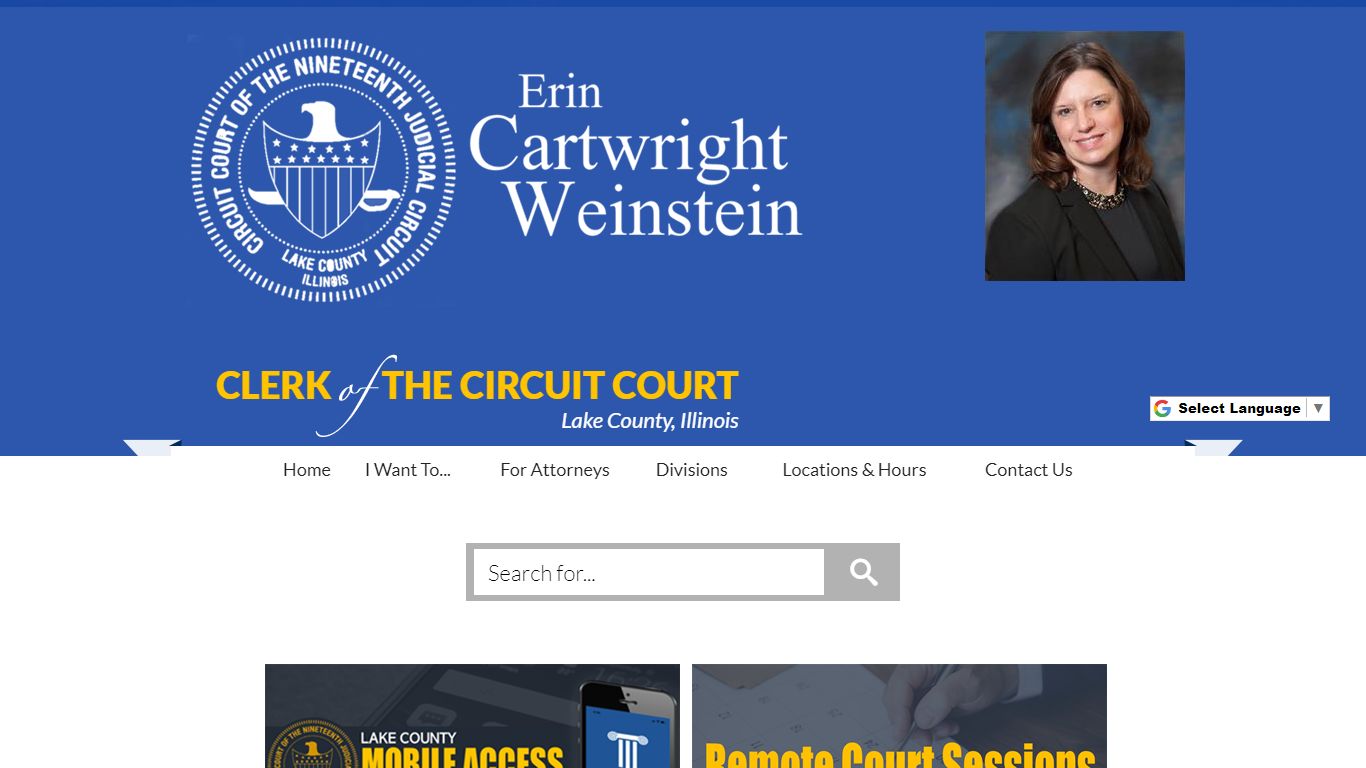 Erin Cartwright Weinstein Lake County, Illinois, Clerk of the Circuit Court